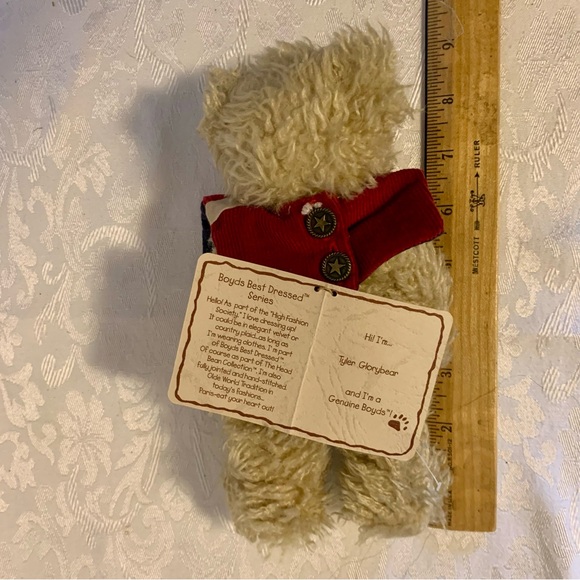 Boyds Bears Set of 4 (3 with Tags) Tyler Glorybear American Flag - Picture 14 of 16